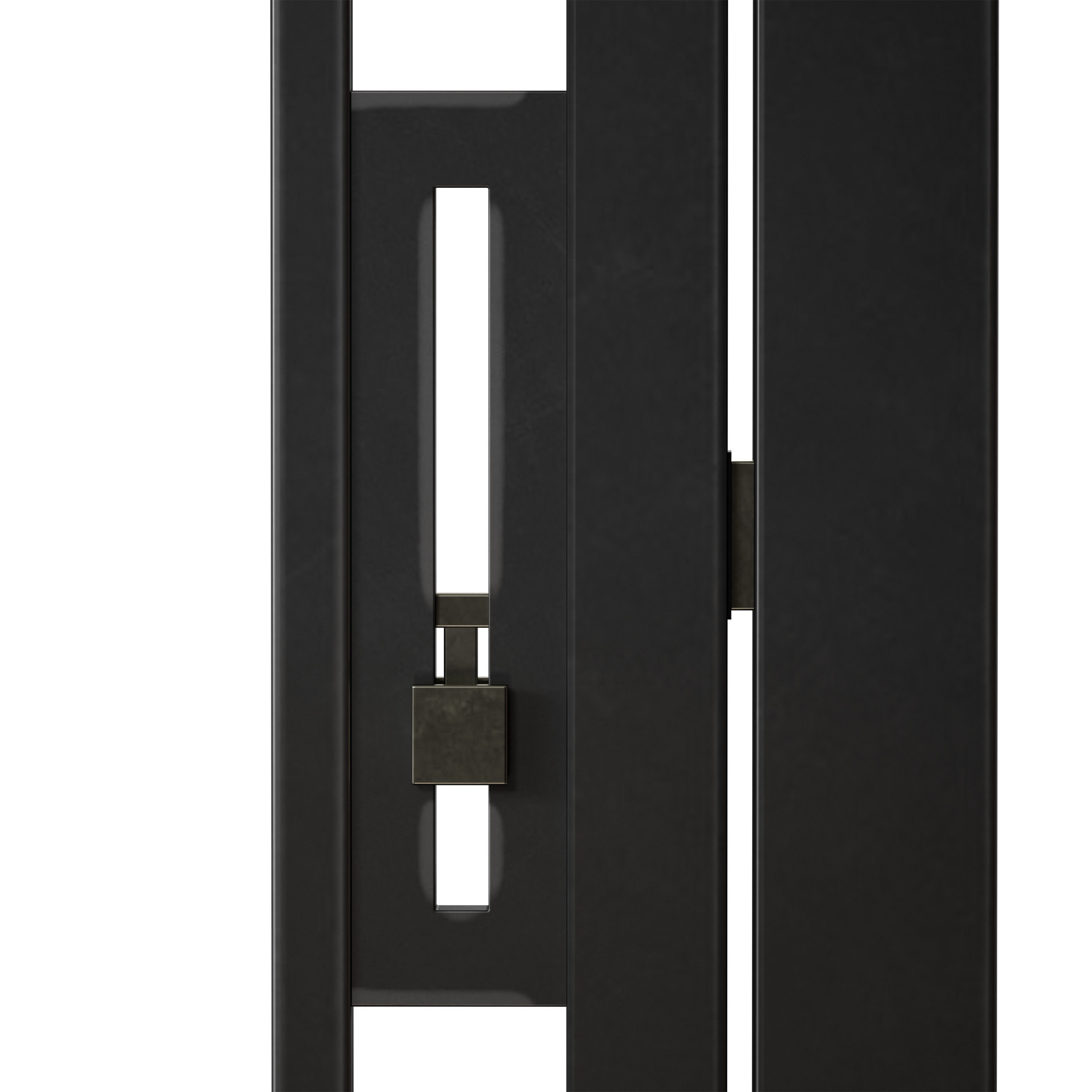 Metal fence 3D model_11