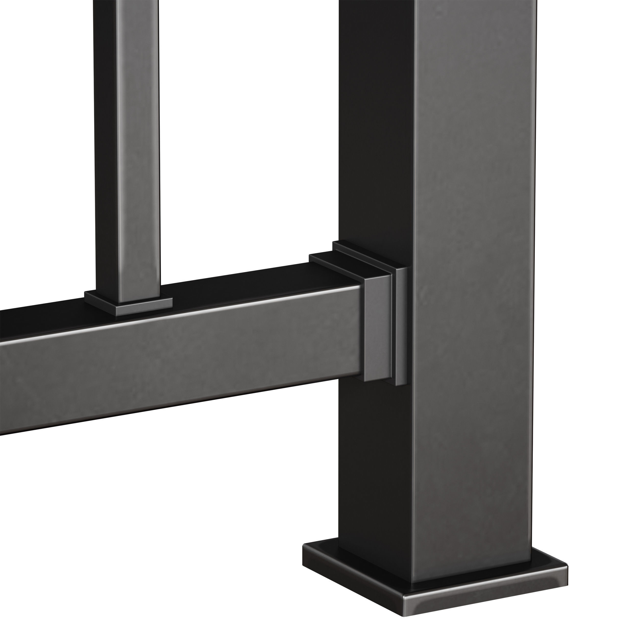 Metal fence 3D model_8