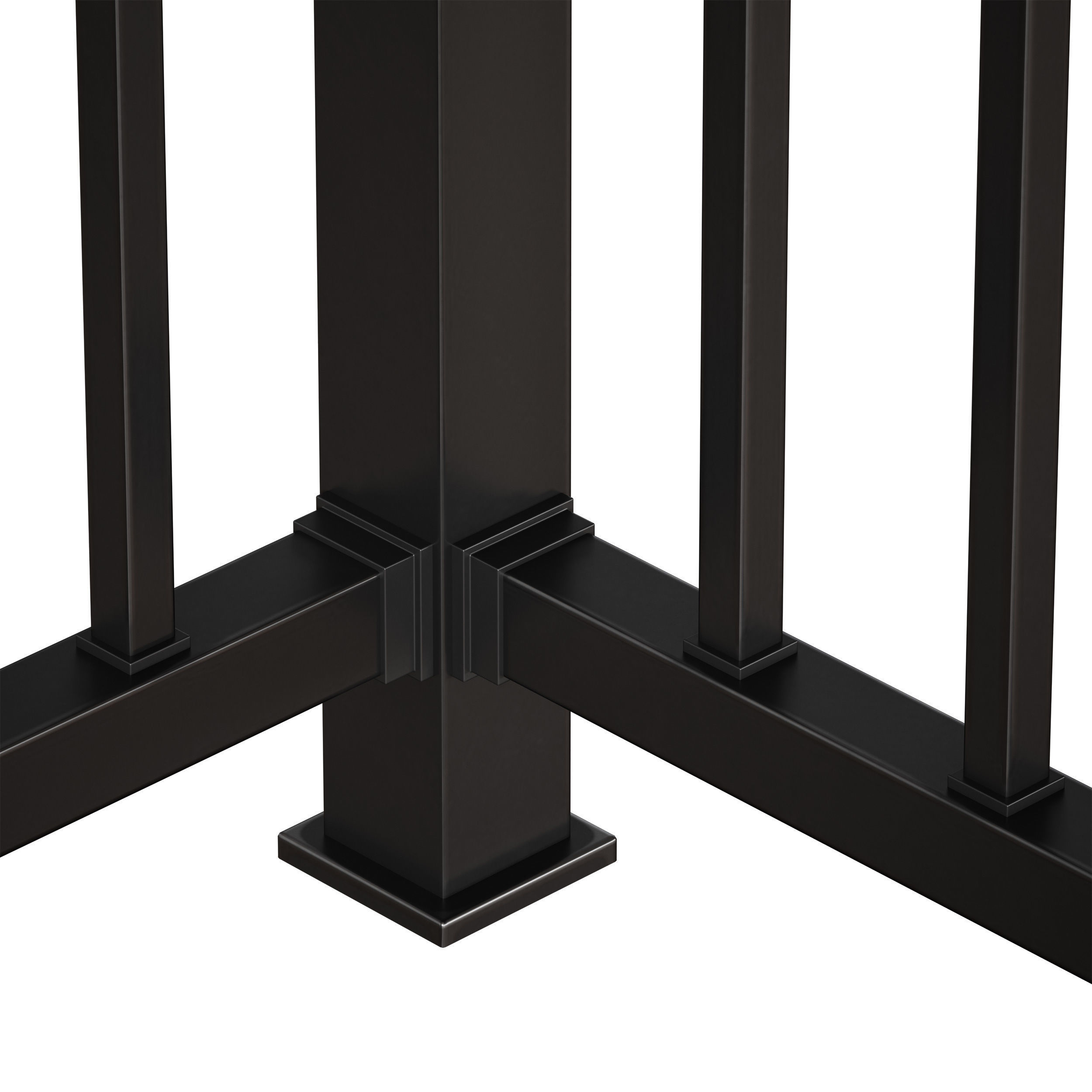 Metal fence 3D model_13