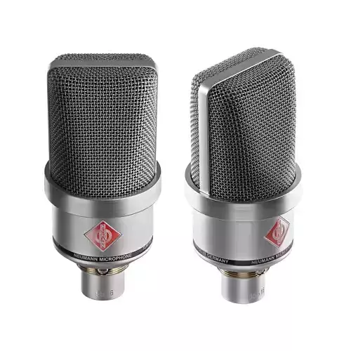 Neumann TLM 102 White Edition Condenser Microphone 3D model
