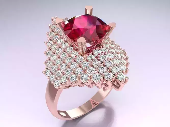 Diamond Ring - Womens Rings - GN261