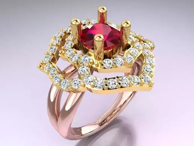 Diamond Ring - Womens Rings - GN272