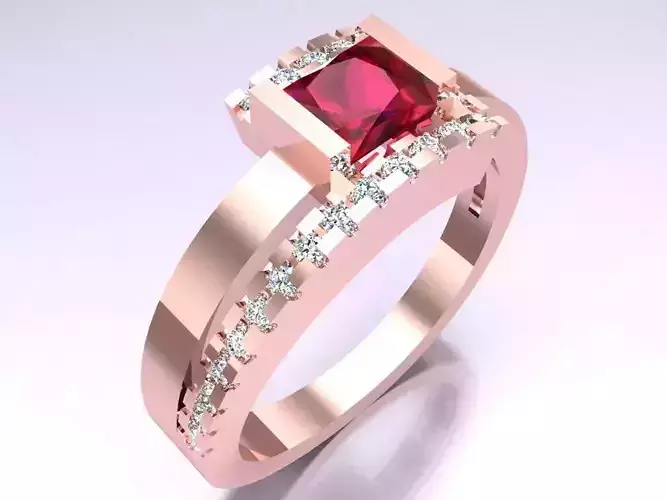 Diamond Ring - Womens Rings - GN282