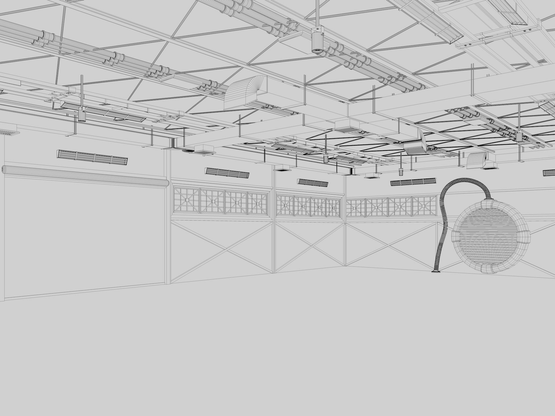 Aircraft Hangar 2 3D model_15