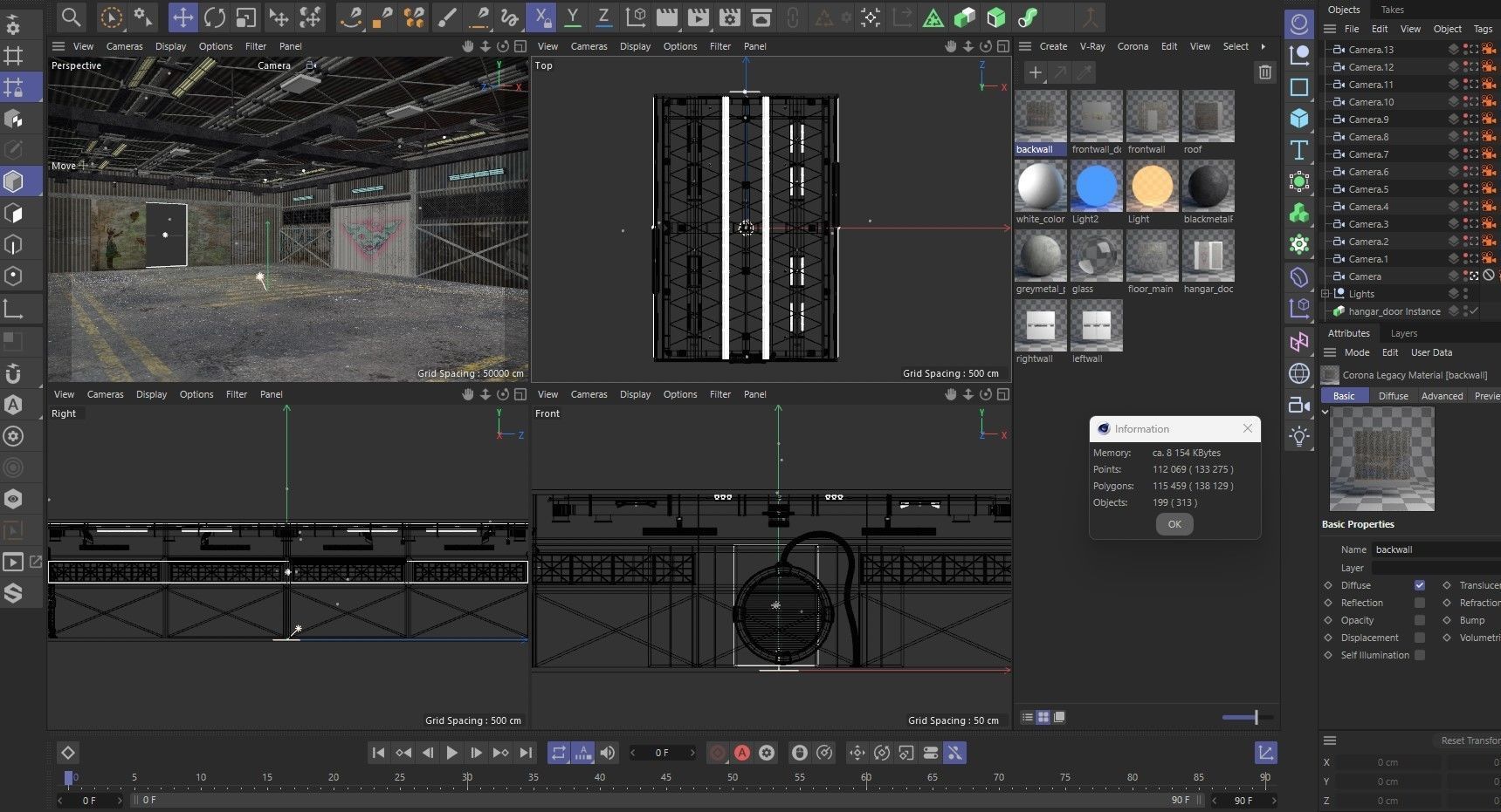 Aircraft Hangar 2 3D model_19