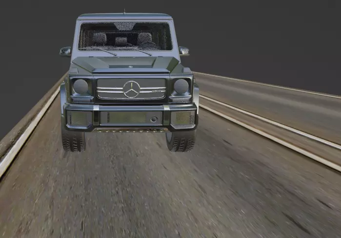 A beautiful Bens G63 3D model