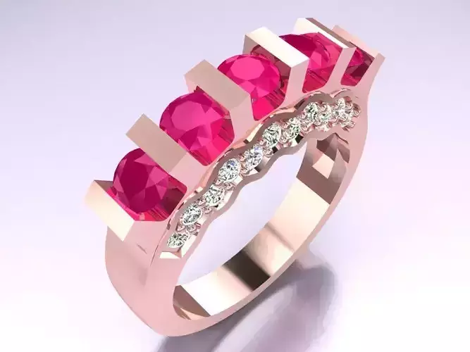 Diamond Ring - Womens Rings - GN294