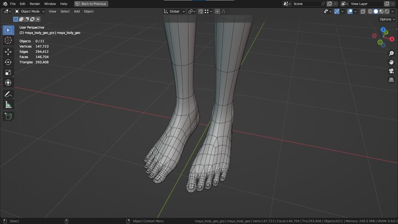 Maya cartoon girl teen character 3D model_34