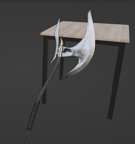  Fantasy Axe 3D model