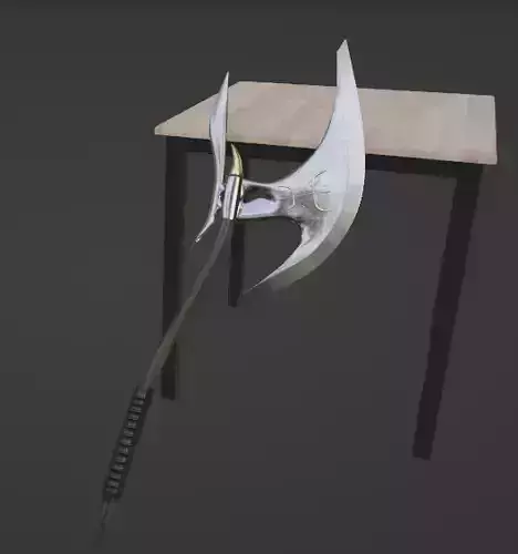 Fantasy Axe 3D model