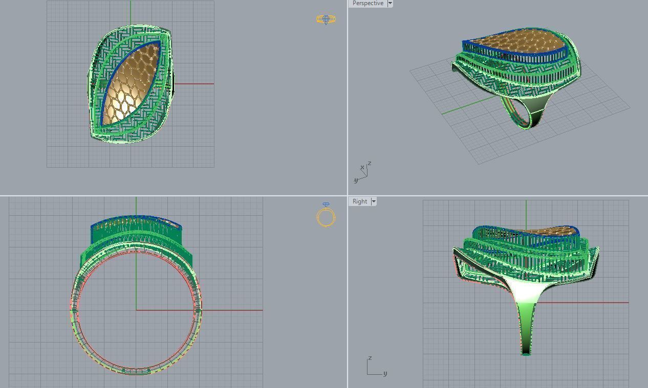 TURTORIAL RING 3D print model_7