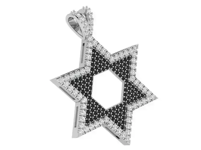 Hexagonal Star Pendant 4761