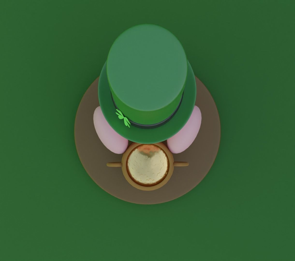 Kirby holidays sat 3D model for 3D print 3D print model_46