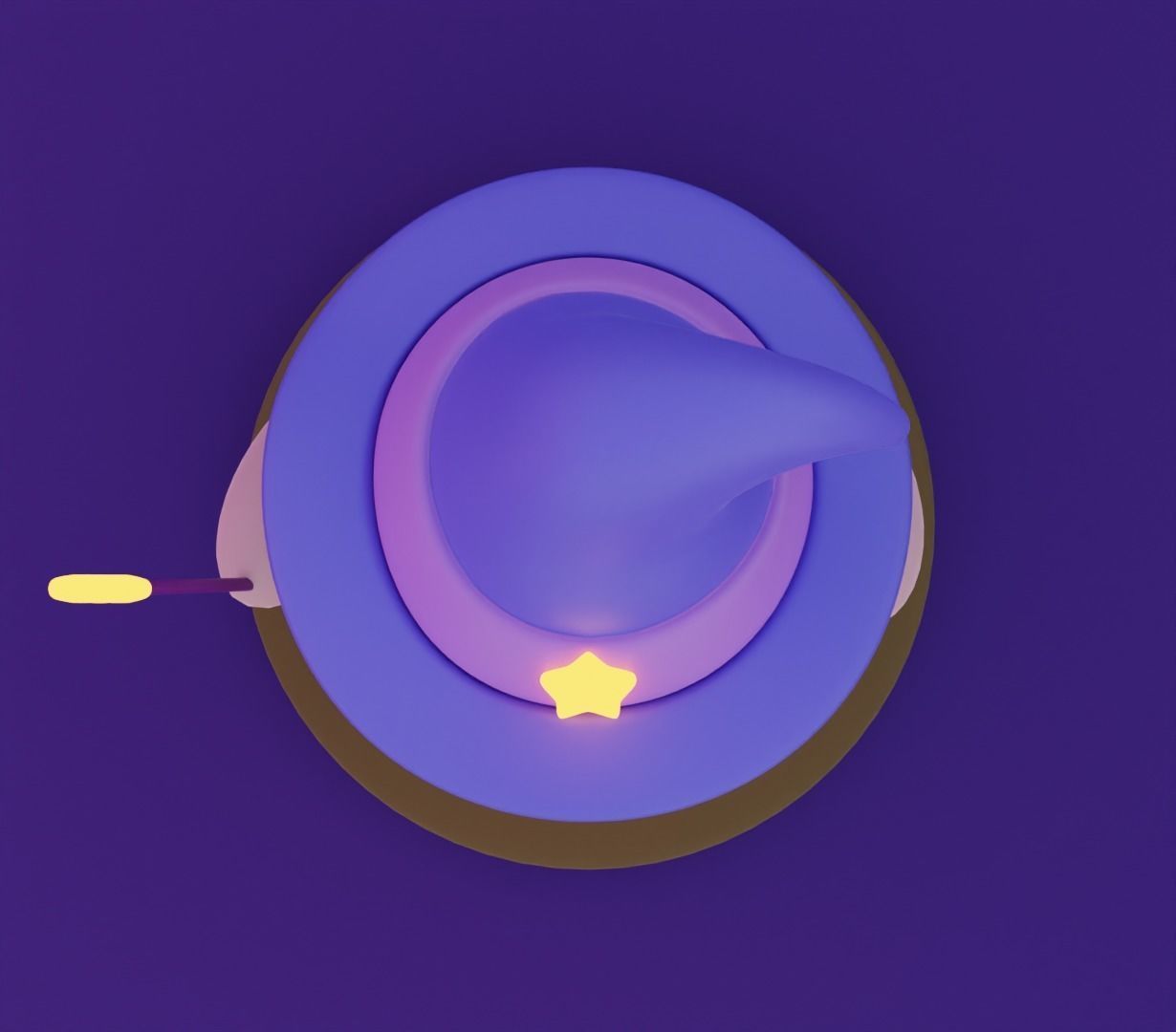 Kirby holidays sat 3D model for 3D print 3D print model_26