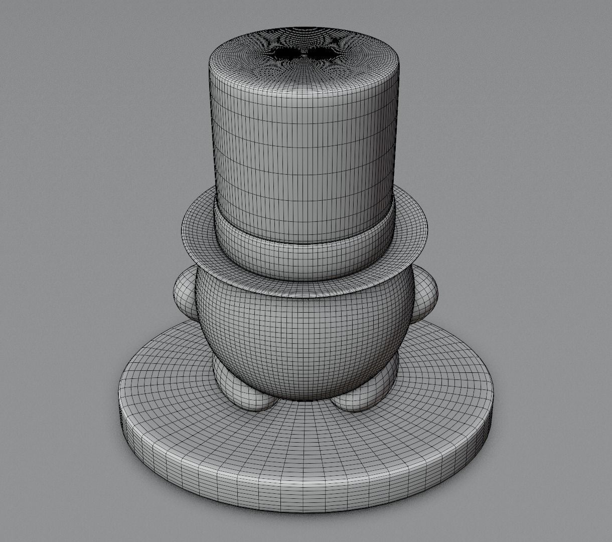 Kirby holidays sat 3D model for 3D print 3D print model_59