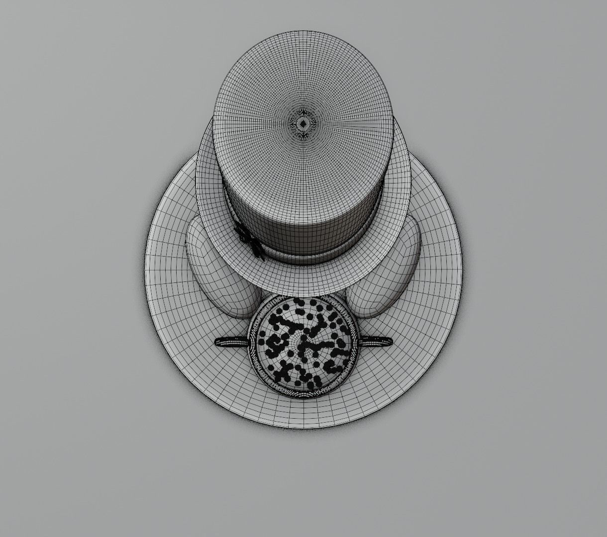 Kirby holidays sat 3D model for 3D print 3D print model_56