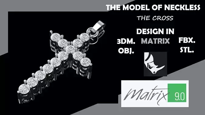 THE CROSS model of neckless VOL 48 3D print model