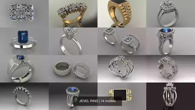 JEVEL RING 3D Model Collection