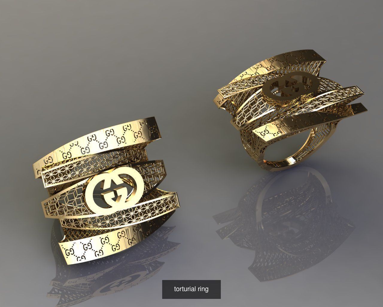 TORTURIAL RING 3D Model Collection_1