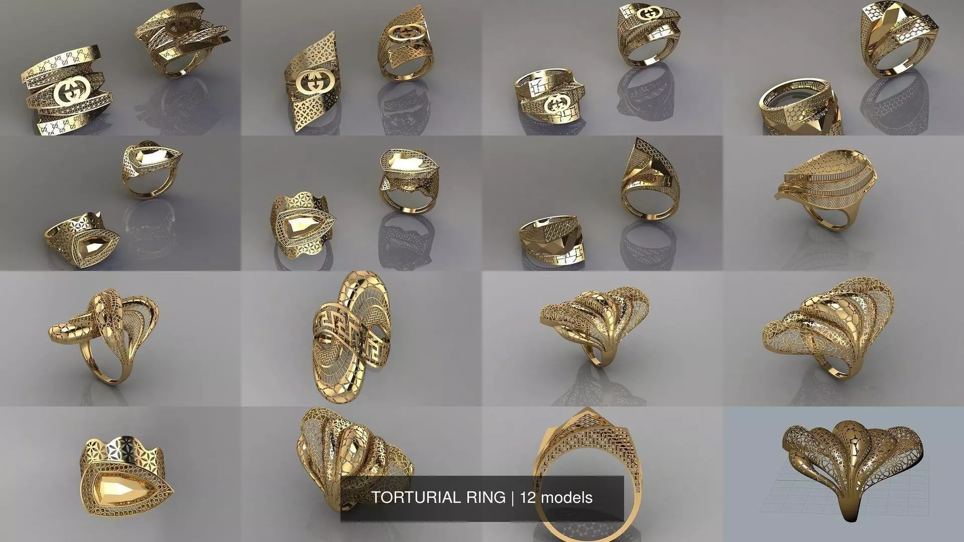 TORTURIAL RING 3D Model Collection_0