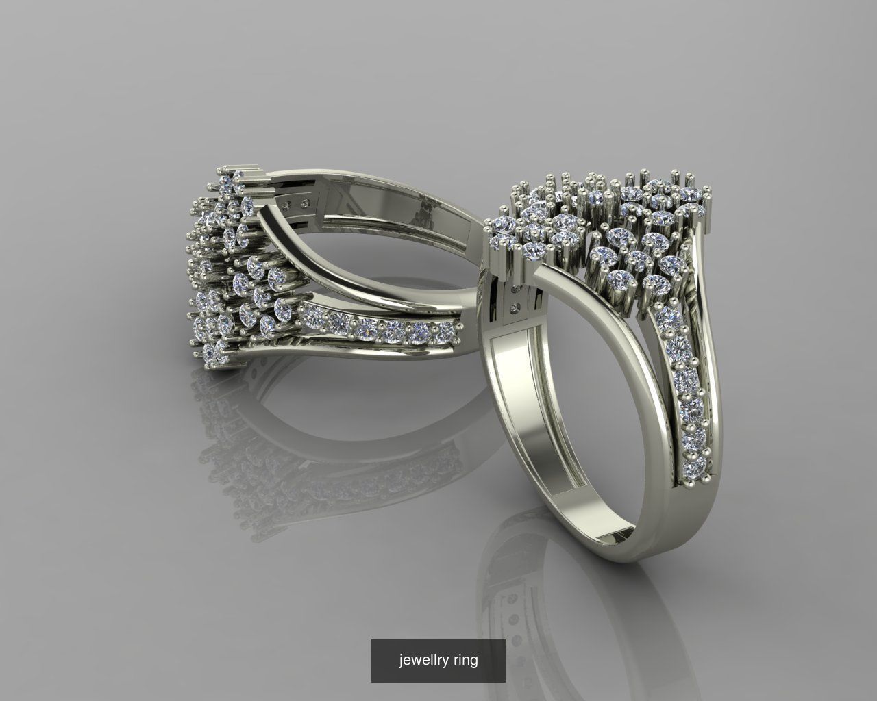 Jewelry rings 3D Model Collection_10