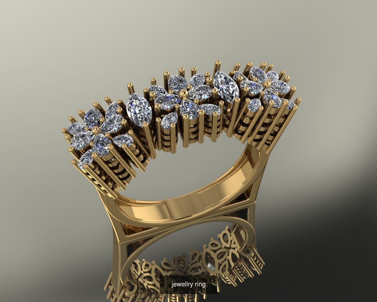 Jewelry rings 3D Model Collection_16