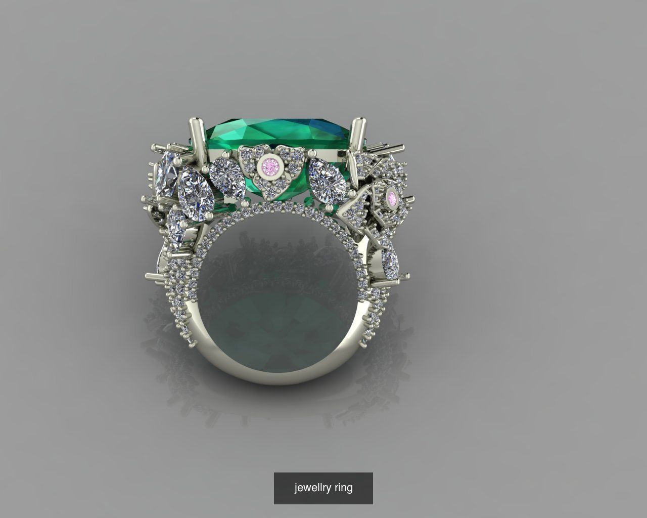 Jewelry rings 3D Model Collection_1