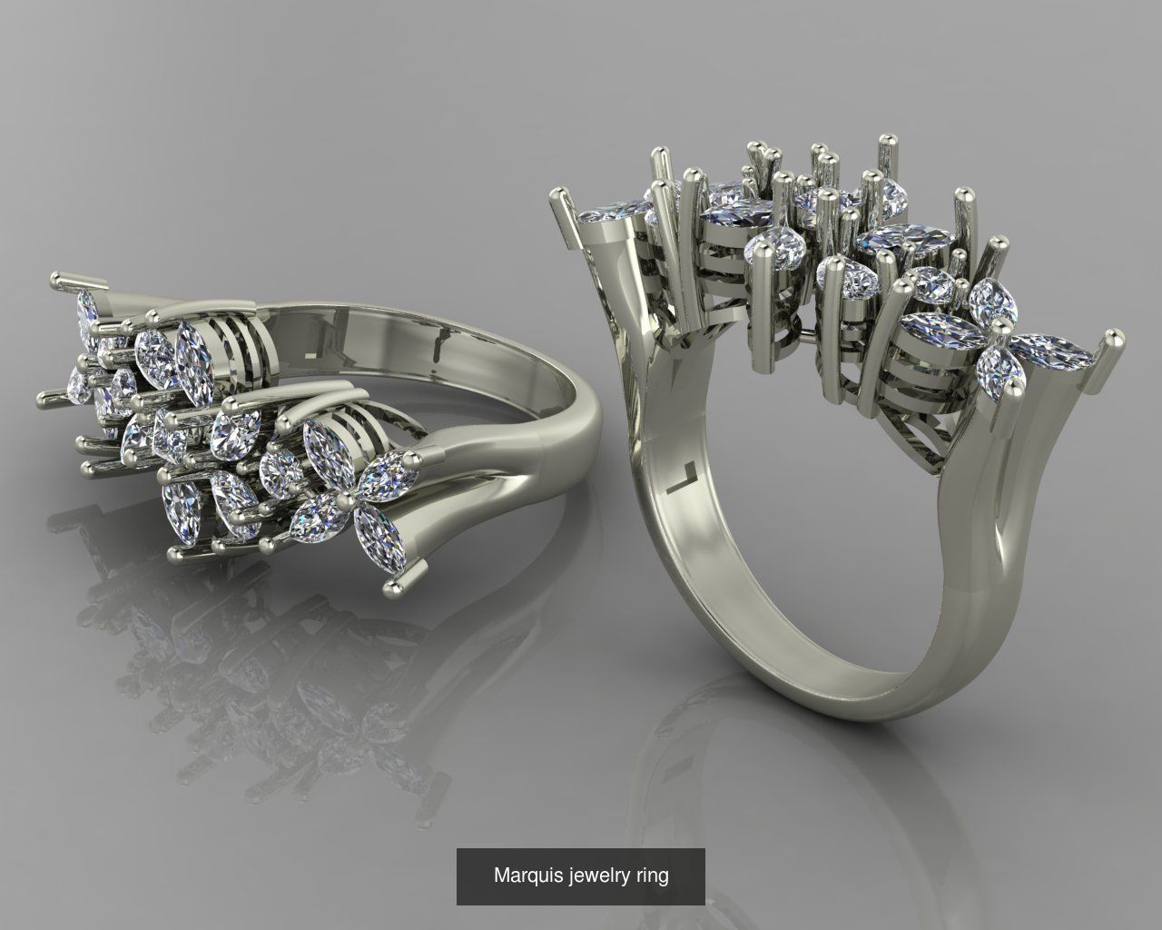 Jewelry rings 3D Model Collection_13