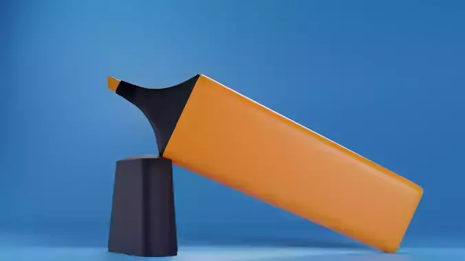 Marker Pen 3D Model