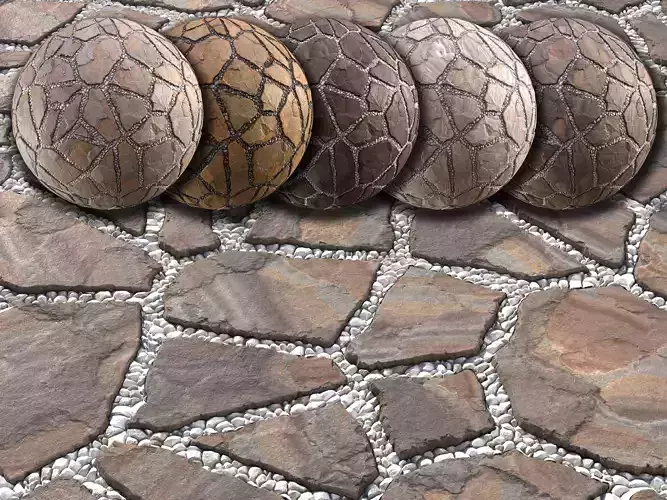 paving walkway PBR texture 007 Texture