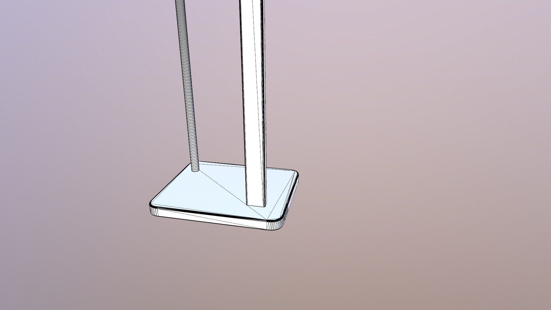 Coat Rail 3D model_9