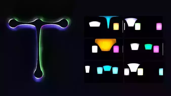 HDRIs for easy and ultimate colored lighting Texture