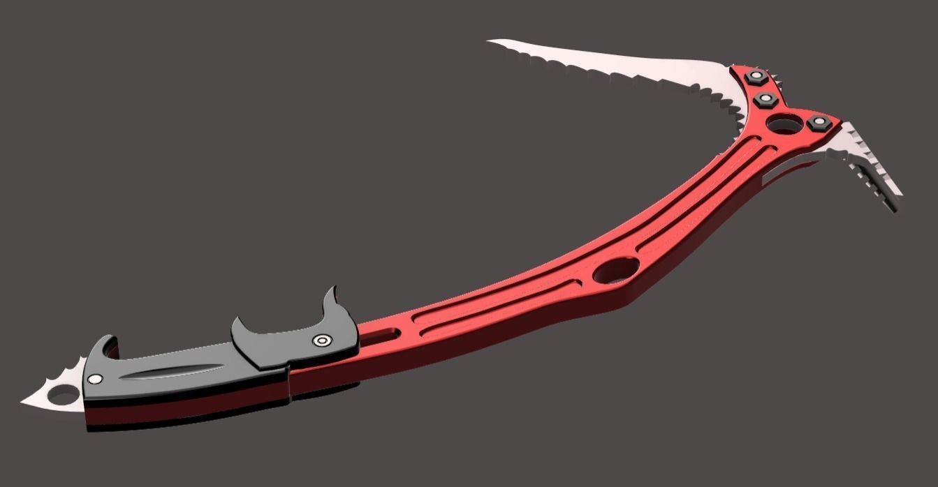 Shadow of the Tomb Raider Lara Croft climbing axe 3D model 3D