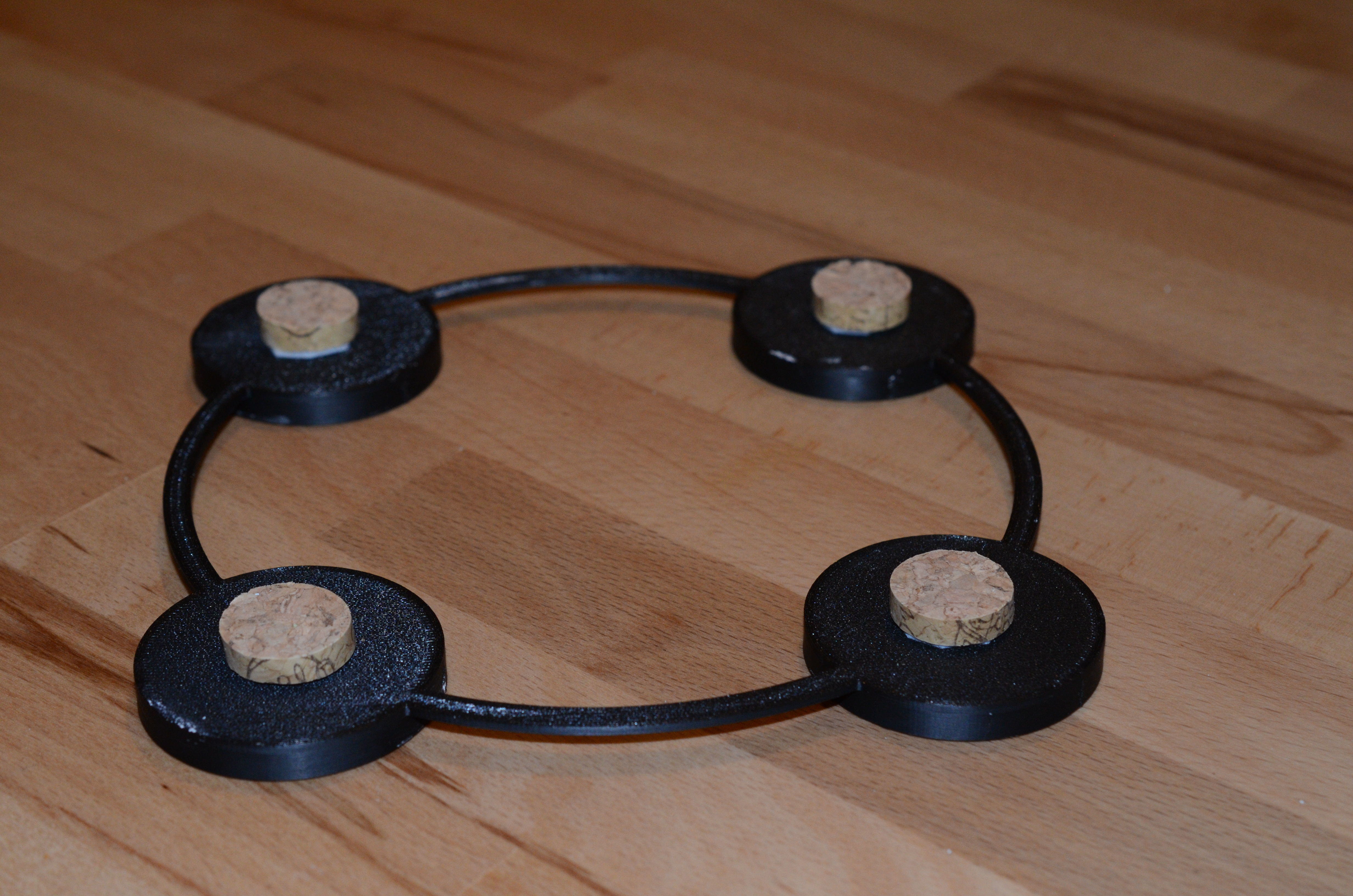 Advent wreath 3D print model_7