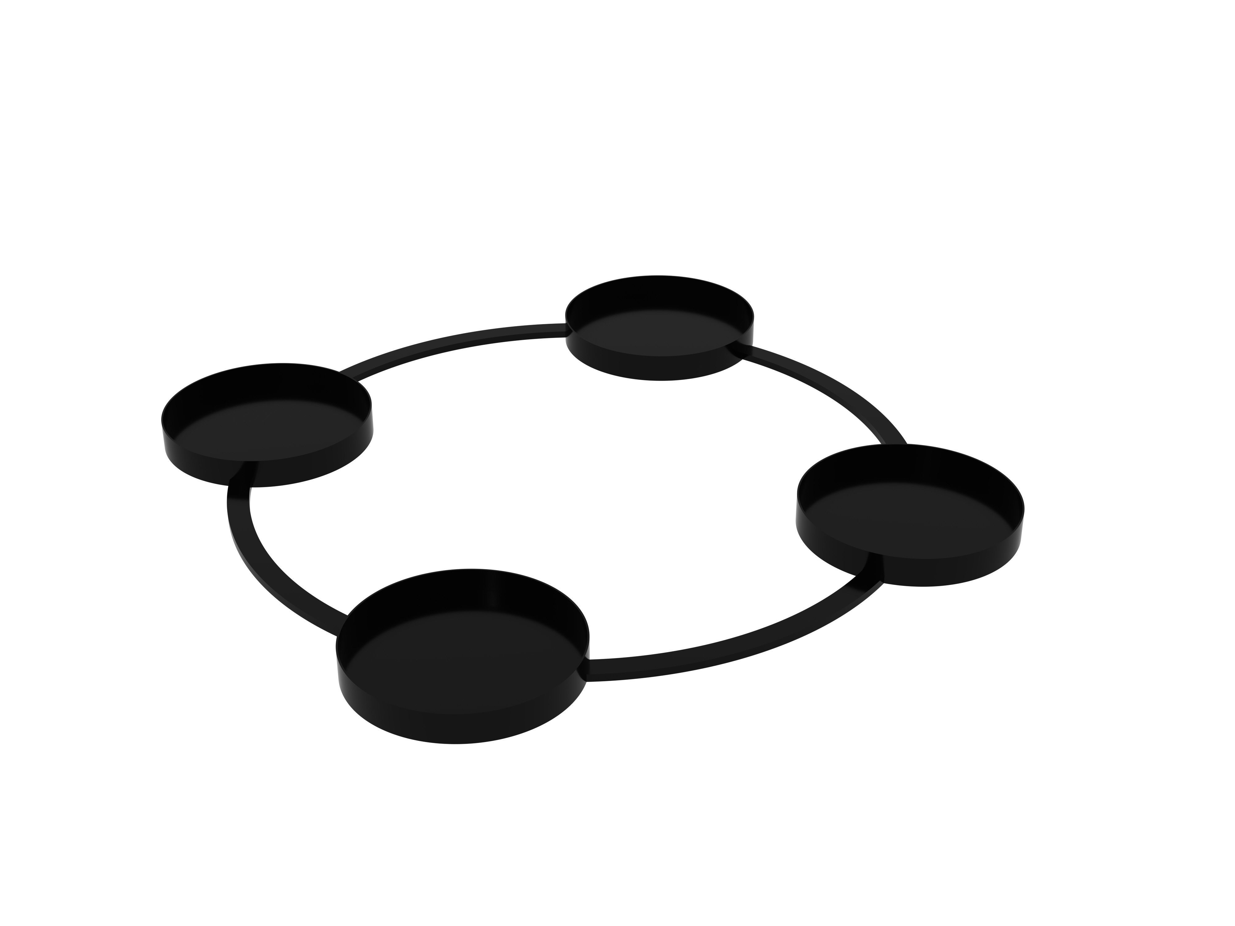 Advent wreath 3D print model_1