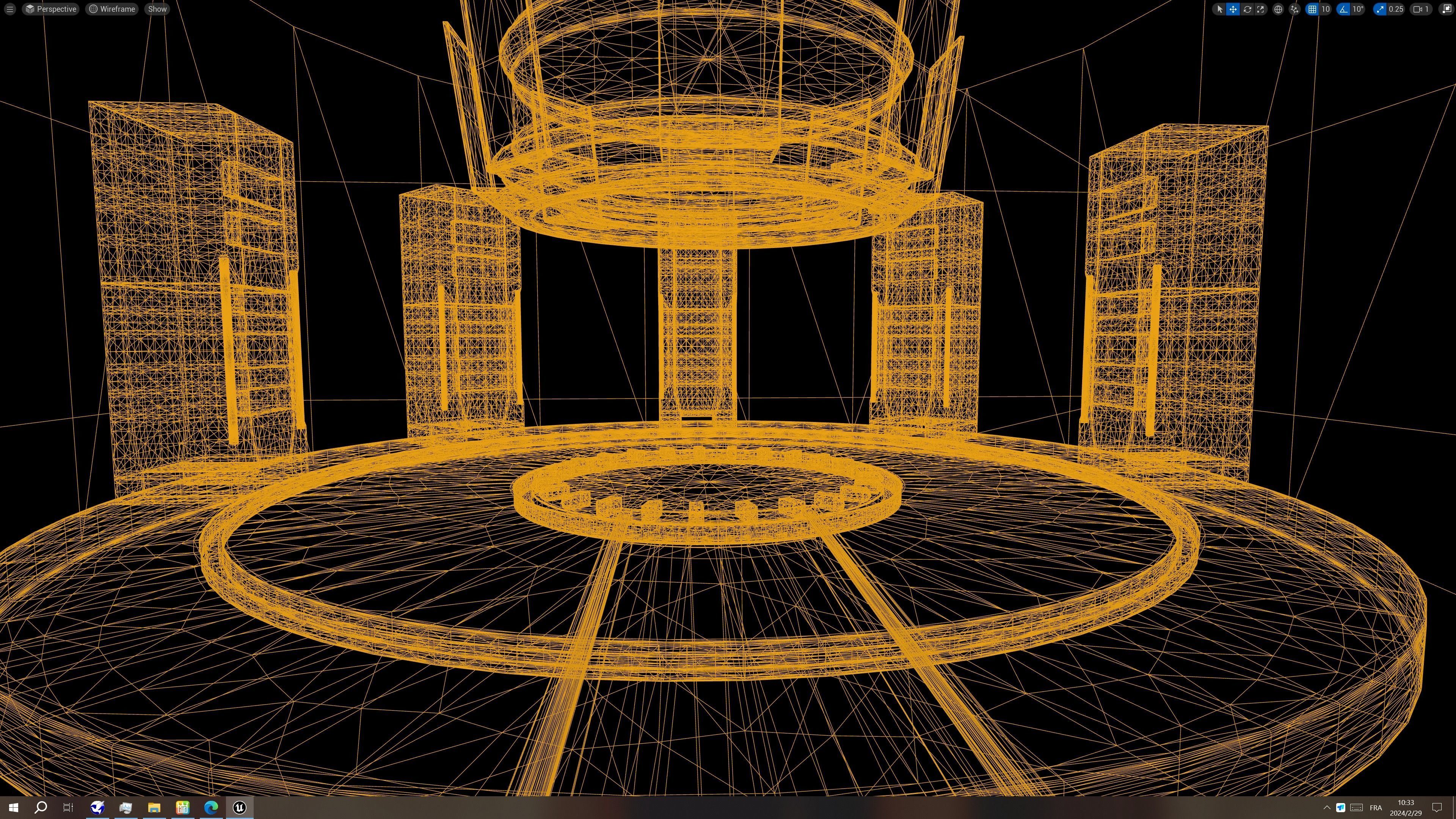 UE5 Virtual Studio Low-poly 3D model_7
