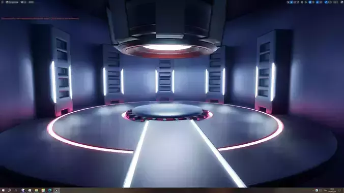 UE5 Virtual Studio Low-poly 3D model
