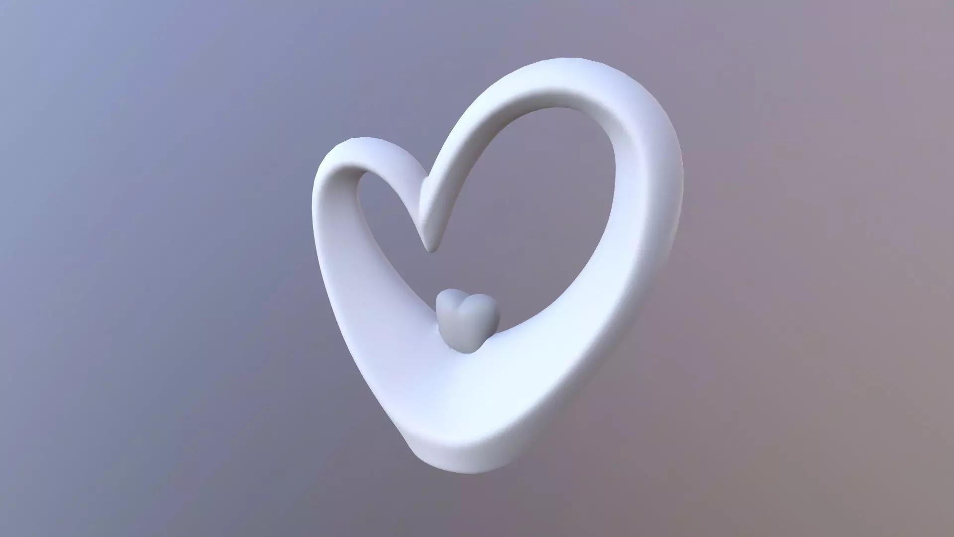 Heart for Decoration 3D model_0