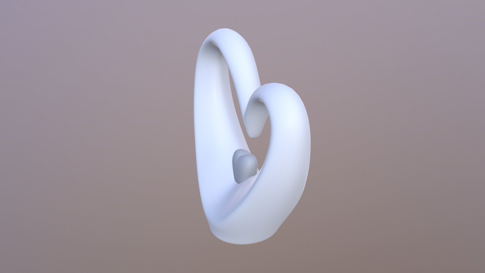 Heart for Decoration 3D model_4