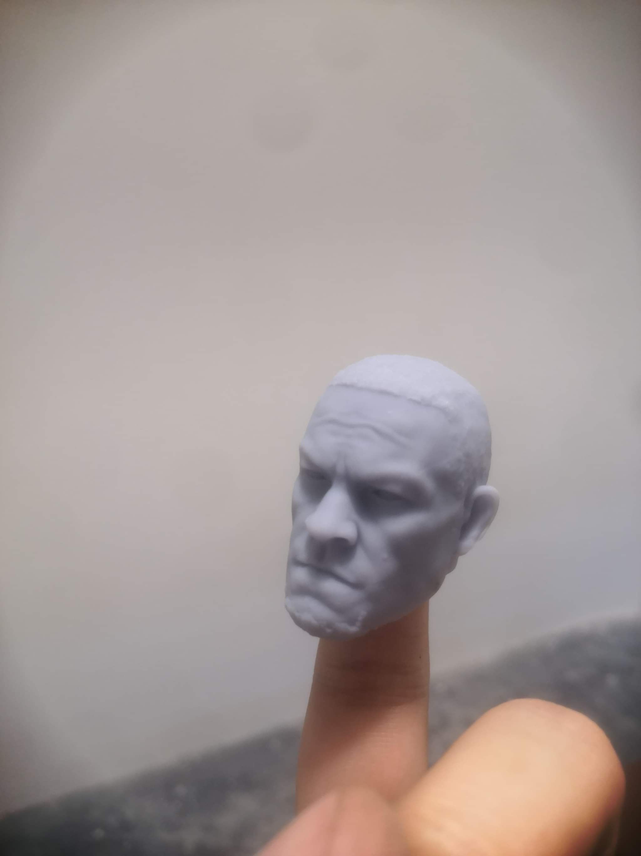 One sixth scale Nate Diaz Headsculpt 3D print model_5