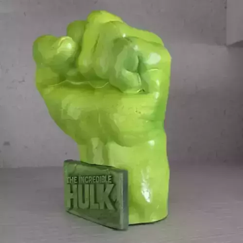 Hulk hand Fist 3D Model Ready for Printing marvel