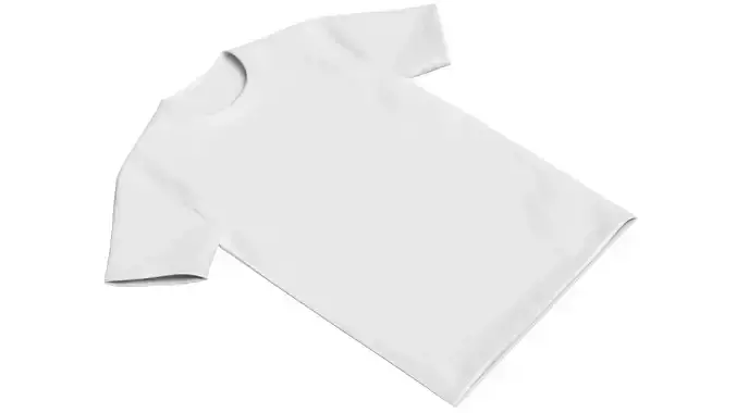 Crew Neck T-Shirt Flat Lay For Men