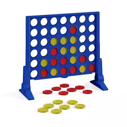 Connect Four Style Game made in Plastic