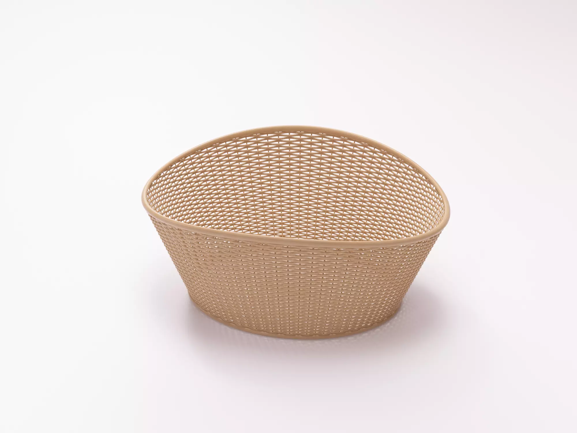 Bamboo Woven Basket set 3D model_17