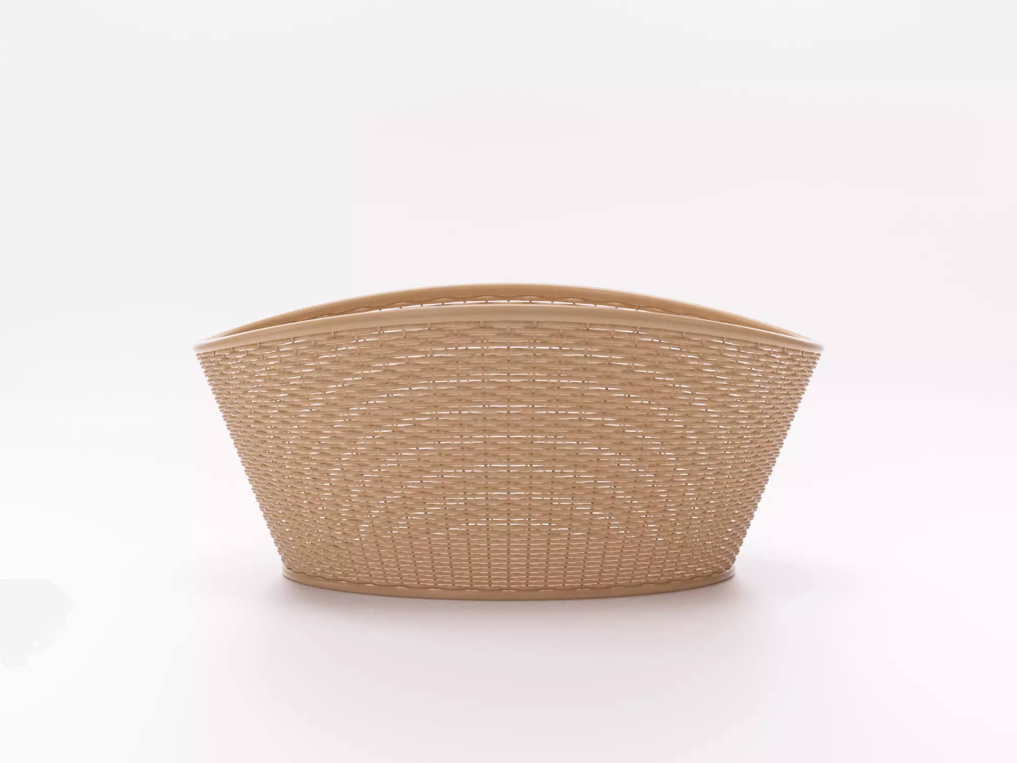 Bamboo Woven Basket set 3D model_10