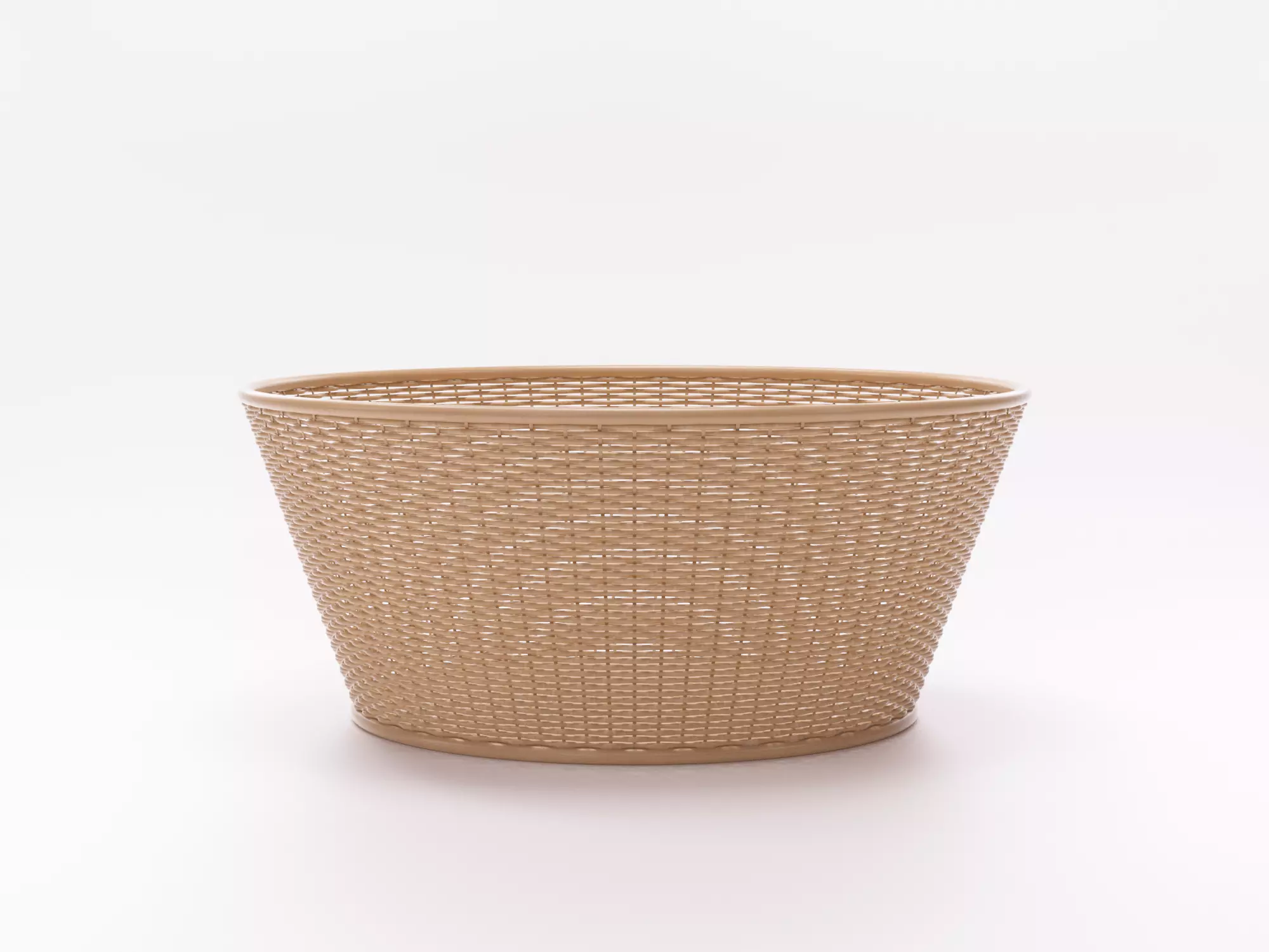 Bamboo Woven Basket set 3D model_9