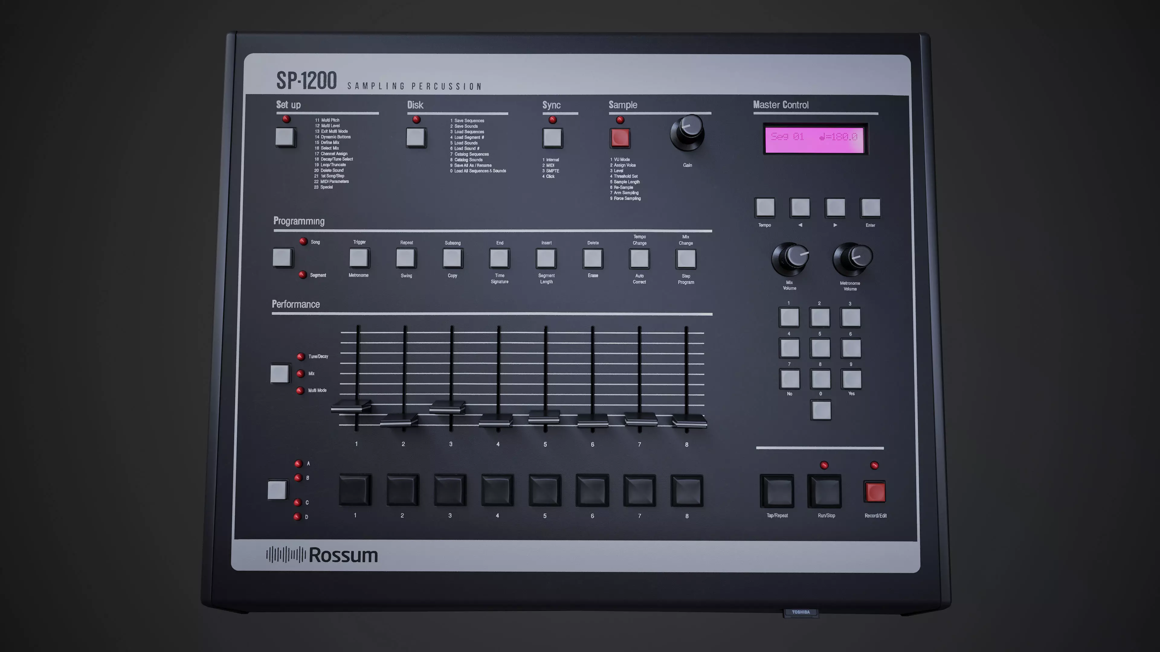 Rossum SP1200 - PBR Game Ready Low-poly 3D model