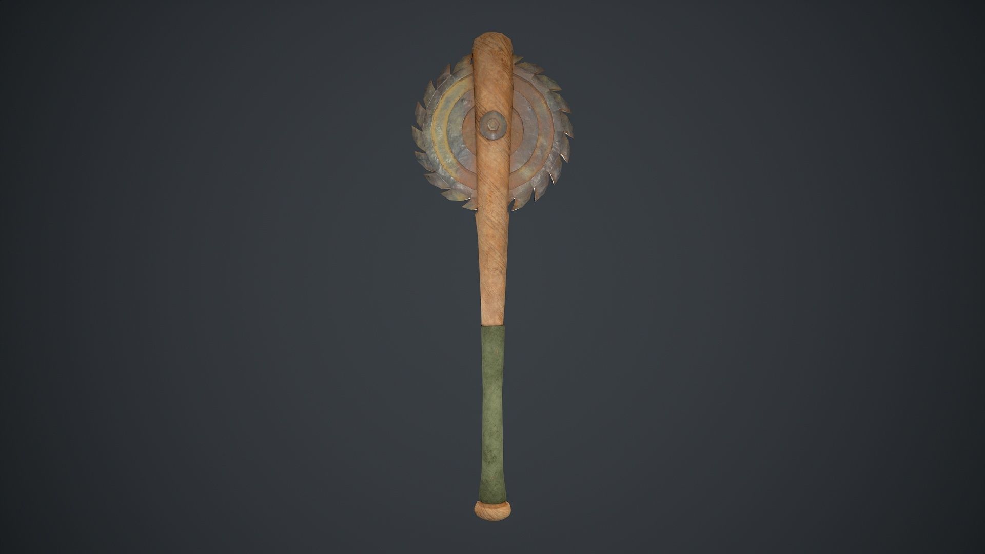 GameReady Melee Weapon Pack - 12 Mesh Low Poly High Quality Low-poly 3D model_9