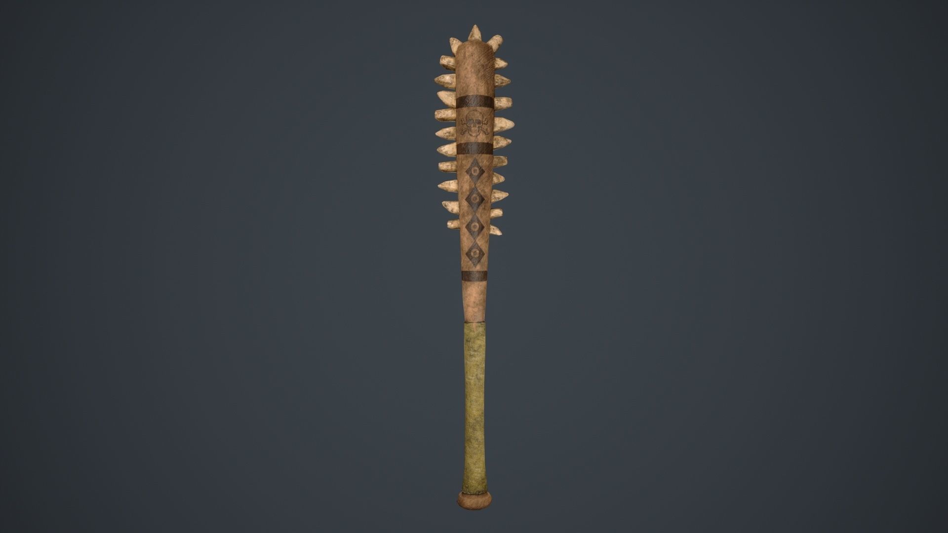 GameReady Melee Weapon Pack - 12 Mesh Low Poly High Quality Low-poly 3D model_10