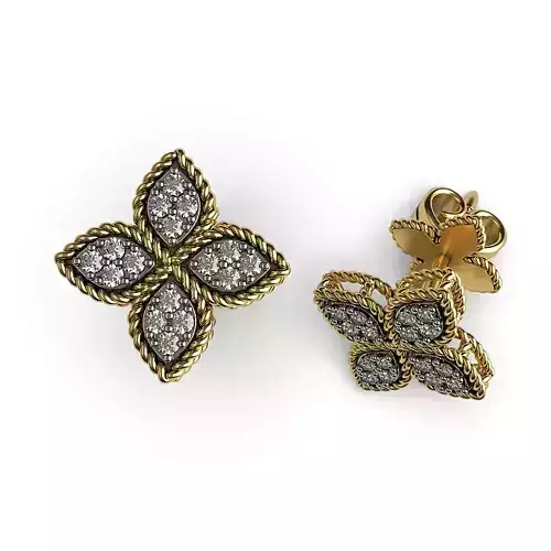 Flower Earring Studs 2 sizes